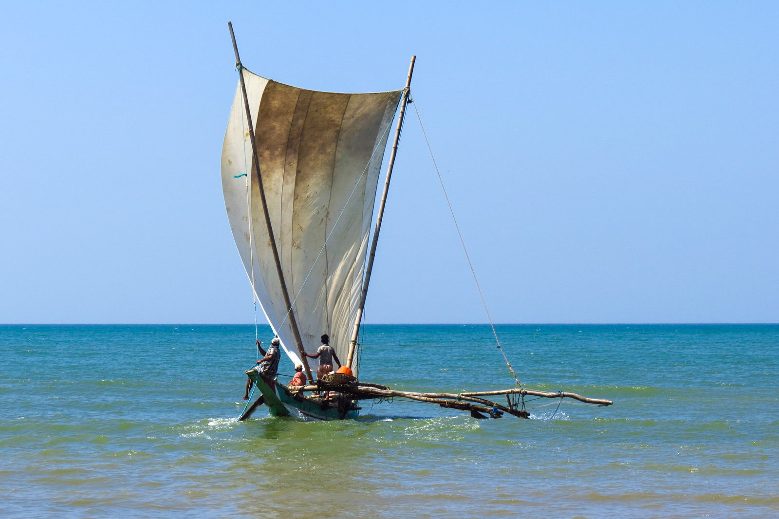 Sailboat at sea - Negombo